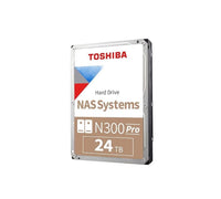 Toshiba HDWG82EXZSTB HDWG82EXZSTBU N300 PRO 24TB Large-Sized Business NAS 3.5-In