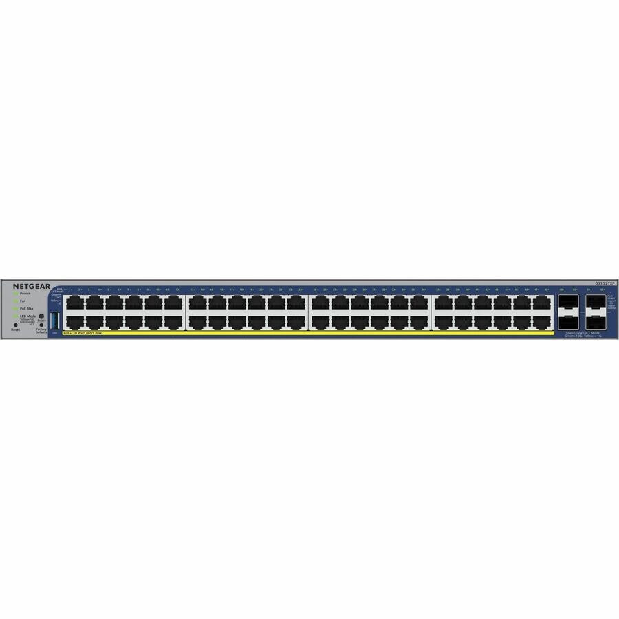 Netgear GS752TXUP-300NAS 48 Port 4 Dedicated 10G SFP+ Business Ethernet Switch