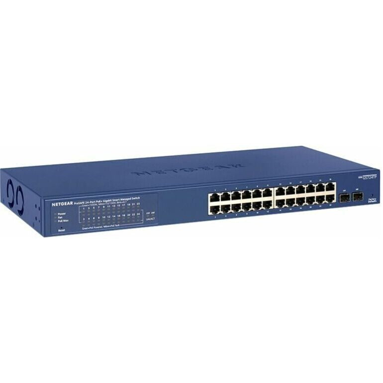 Netgear GS724TP-300NAS 24 Port PoE SFP Gigabit Ethernet Smart Managable Switch