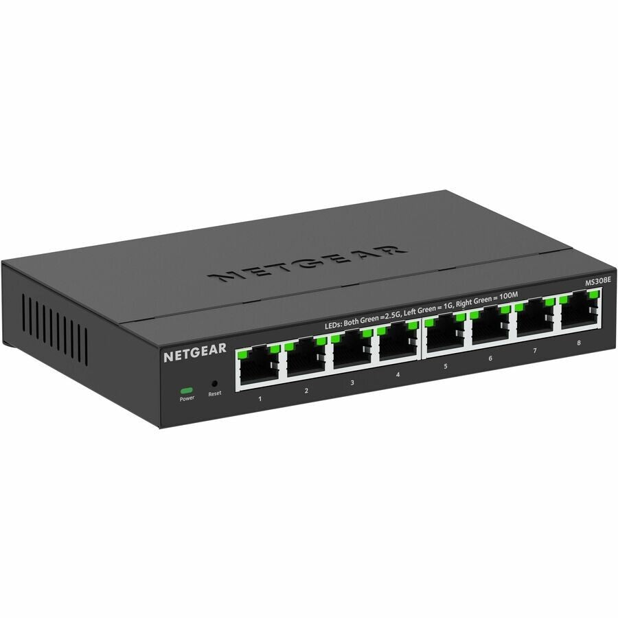 Netgear MS308E-100NAS 8 Port 2.5 Gigabit Smart Managed Ethernet Switch