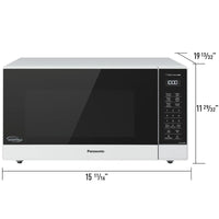 Panasonic NN-SN74PW 1250 Watt White Countertop Microwave Oven