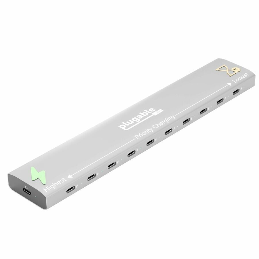 Plugable PS-10CC 10 Port USB-C 100W Charging Station Priority Charging Ports