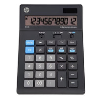 Royal 91074U HP 12-Digit Desktop Calculator Plastic Battery/Solar Power LCD