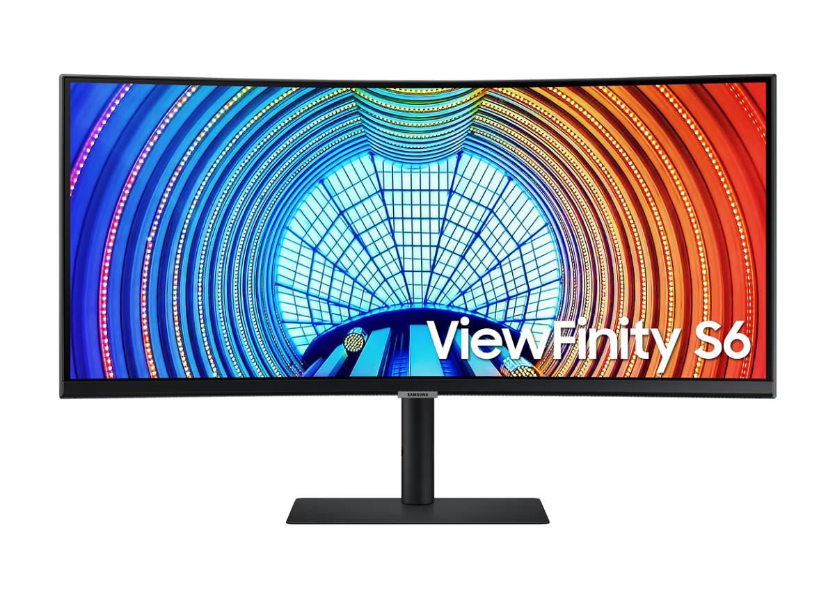 Samsung S34A654UBN 34" ViewFinity UWQHD Curved LCD Monitor LED 3440x1440 HDI- DP