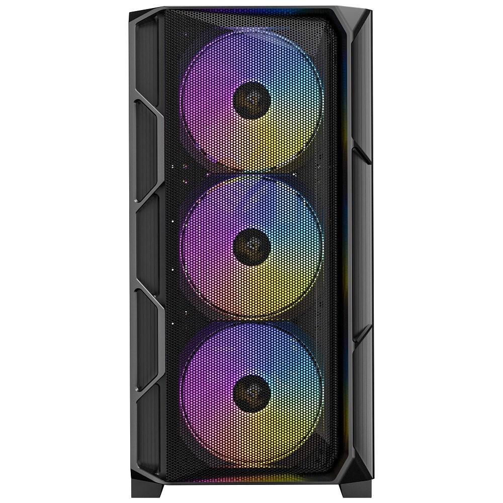 ANTEC AX1000 ARGB Mid Tower Desktop PC Case E-ATX USB-C 4x ARGB Fan 360mm Black