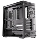 ANTEC FLUX REAR Mid-Tower ATX Desktop Case 5x Fans Back Connect Wood 360mm Black