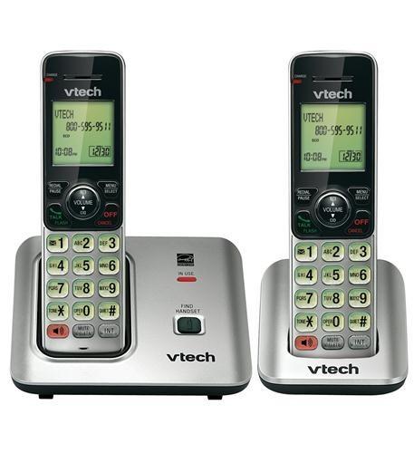 VTech VT-CS6619-2 DECT 6.0 2-Handset Cordless Portable Phone System Caller ID
