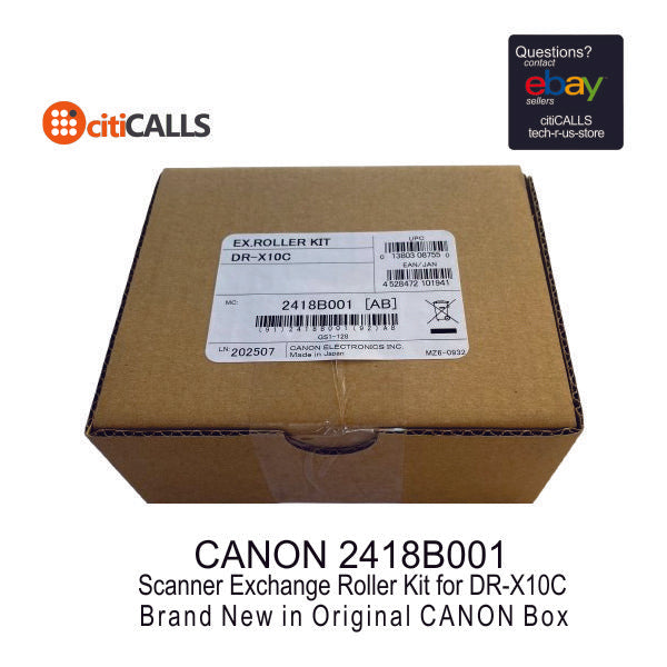 Canon 2418B001 Scanner Exchange Roller Kit for DR-X10C