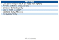 Aiphone 245610 Lens Cover for JK-DV