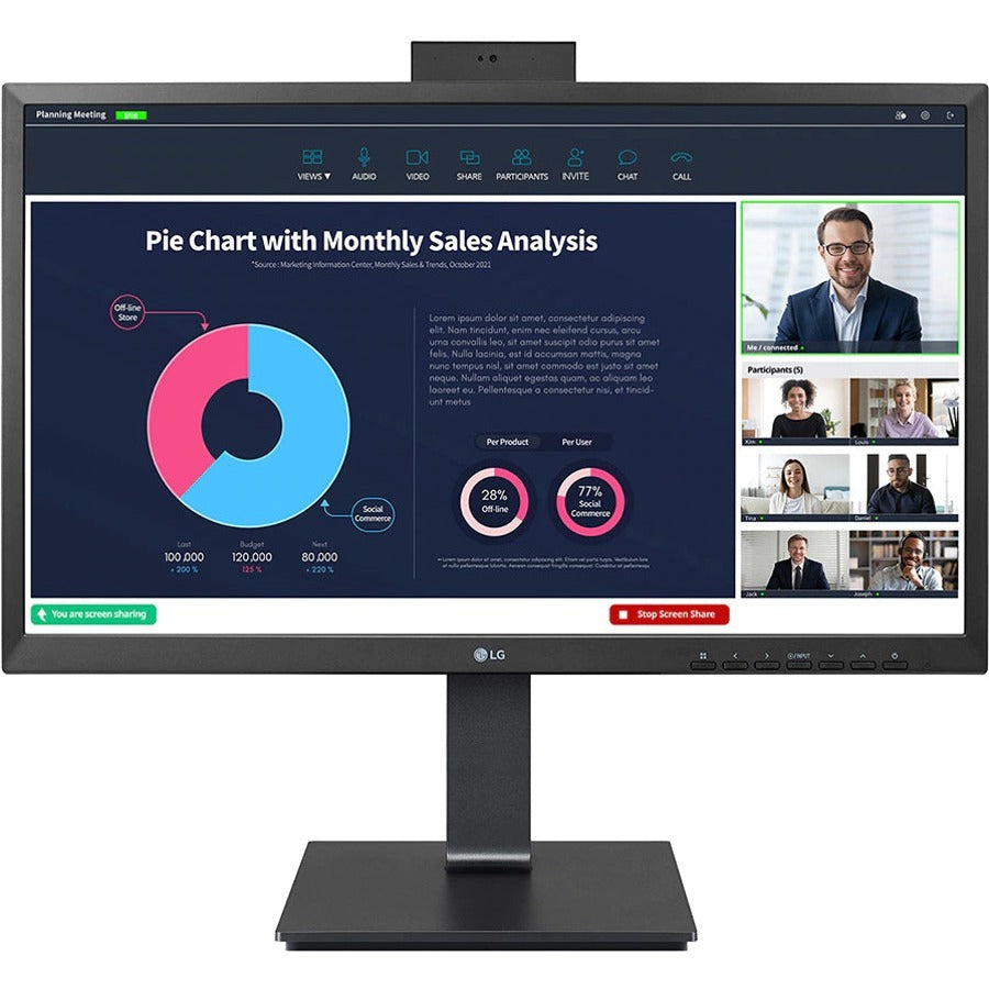LG 24BP750C-B - LED monitor - 24" (23.8" viewable) - 1920 x 1080 Full HD (1080p)
