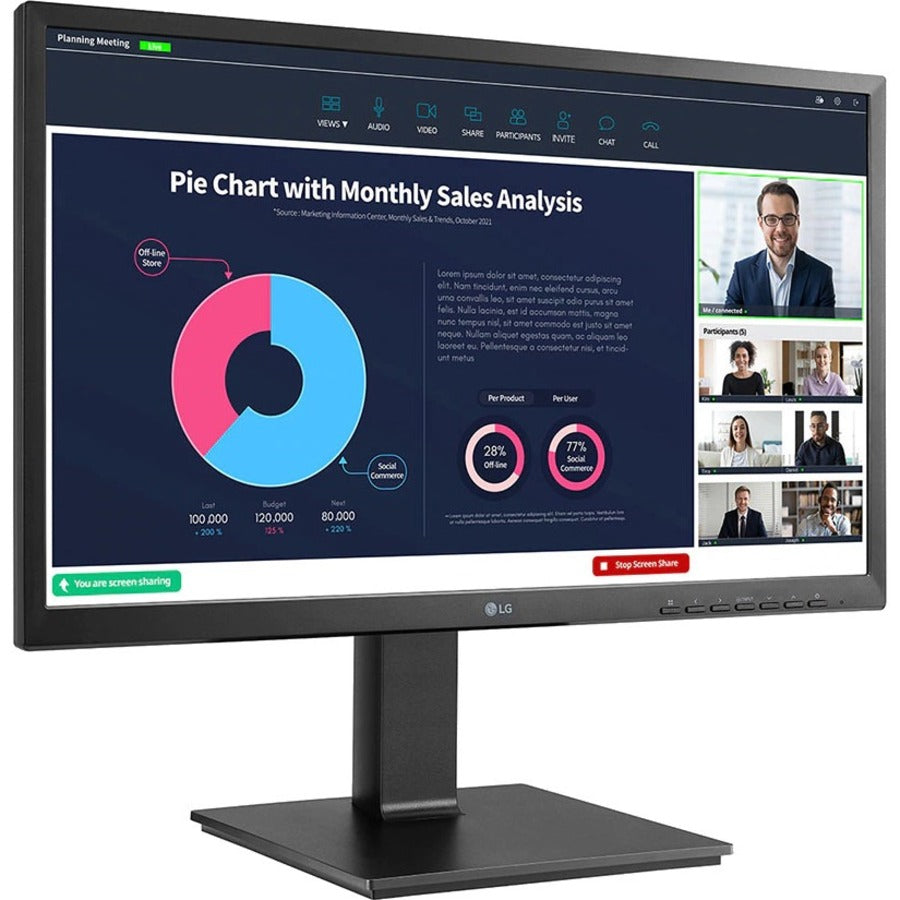 LG 24BP750C-B - LED monitor - 24" (23.8" viewable) - 1920 x 1080 Full HD (1080p)