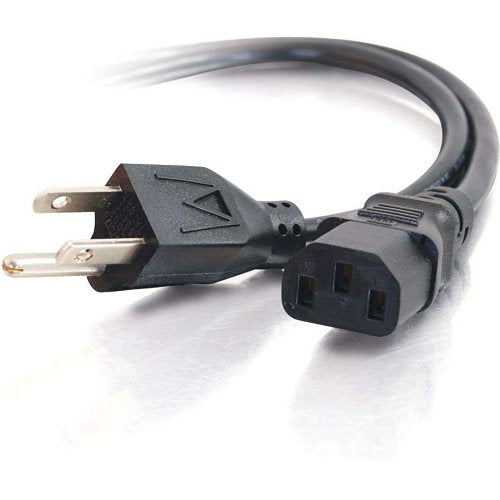 CablesToGo 25545 6ft Universal Power Cord 16 AWG - NEMA 5-15 to IEC320C13