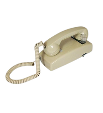 Cortelco 2554NDL-AS 255444-VBA-NDL Ash Wall Phone No Dial