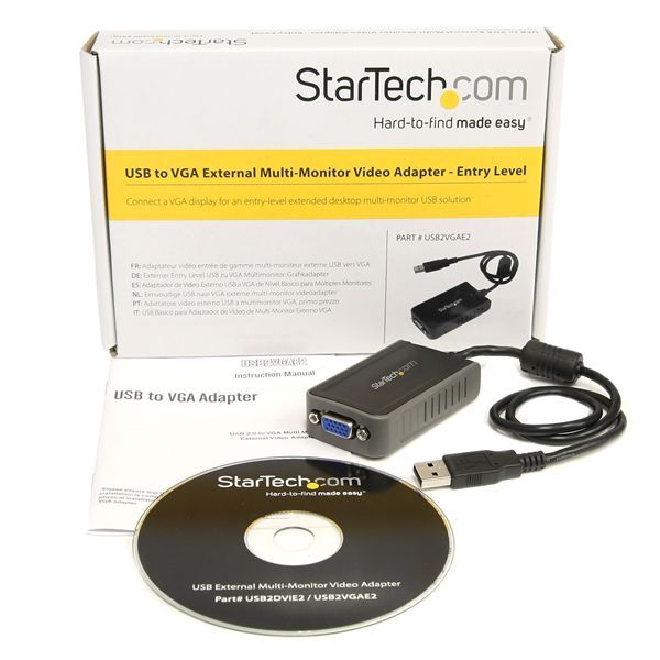 StarTech USB2VGAE2 USB to VGA Video Multi Monitor Extenal 1680x1050
