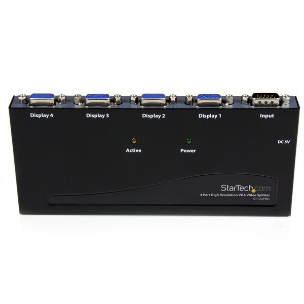 StarTech ST124PRO 4 Port High Res VGA Video Splitter