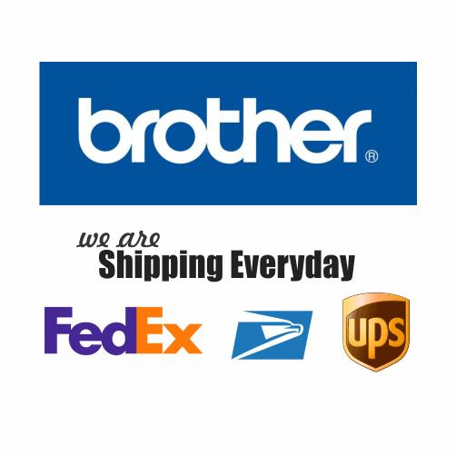 Brother DK2113 2.4" x 50FT QL Label Printers Continuous Length Black Clear Tape