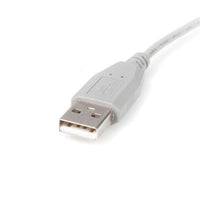 StarTech USB2HABM1 Mini USB 2.0 12" 1FT USB A TO MINI B USB 2.0 Gray SLIM Cable