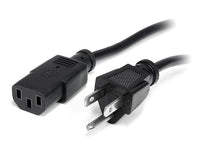StarTech PXT10115 15FT (180") Standard PC Computer Power Cord NEMA5-15P to C13