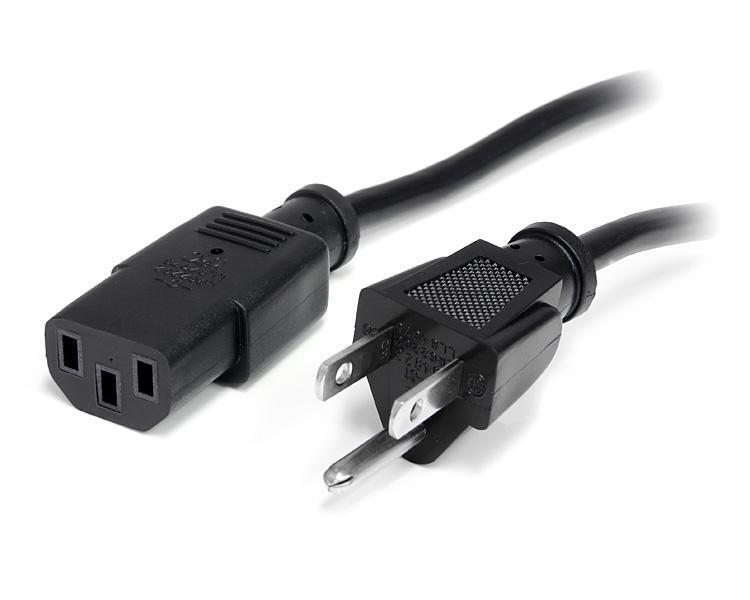 StarTech PXT10115 15FT (180") Standard PC Computer Power Cord NEMA5-15P to C13