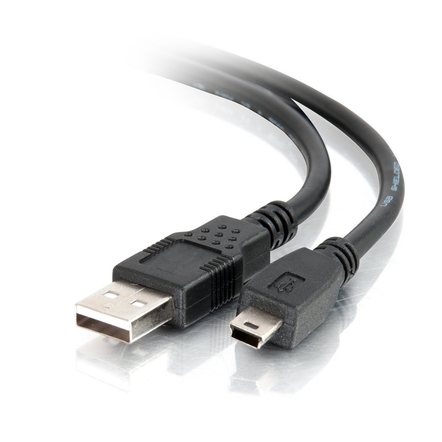 C2G 27005 2m (6.6ft) USB 2.0 Cable - USB Cable - USB-A Male to USB Mini-B Male