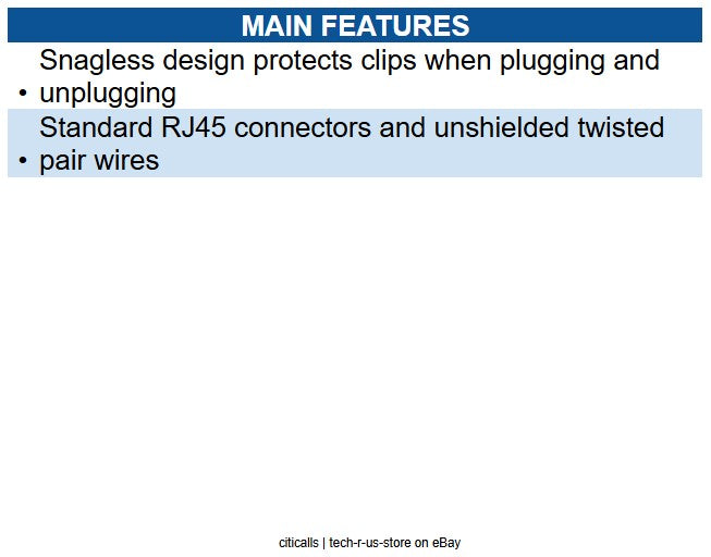 C2G 27155 25ft Cat6 Ethernet Cable Snagless Unshielded (UTP) - Black RJ-45 Male