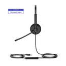 Yealink 1308014 UH34 Mono MS Teams USB Wired Business Headset Black