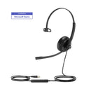Yealink 1308014 UH34 Mono MS Teams USB Wired Business Headset Black