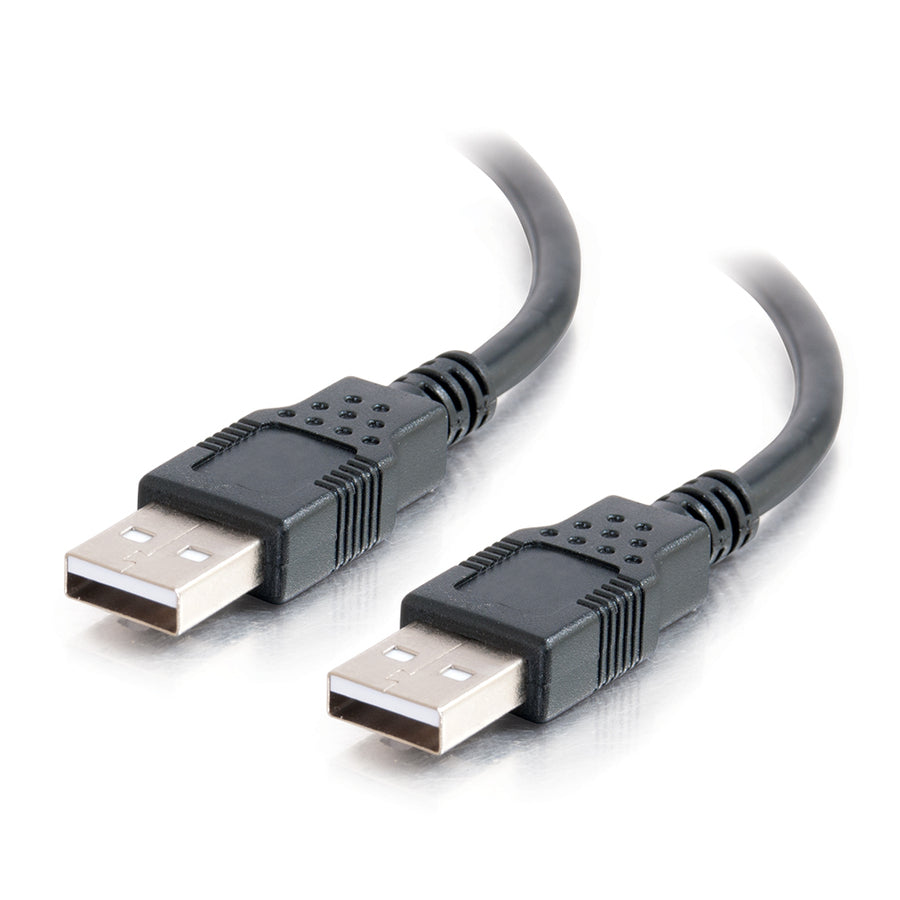 C2G 28106 2m USB Cable - USB 2.0 A to USB A - M/M - 6.56 ft - Black