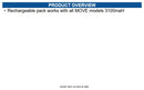 Ingenico 296298480 Recharge pack for any MOVE model 3100maH