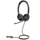 Yealink 1308141 UH37 Dual UC USB-C/A Wired Headset Black