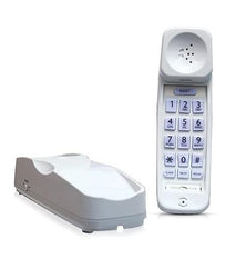 Clarity C200 White Amplified Trimstyle Telephone Wall Mountable Coiled Handset