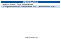 Honeywell 3012-6754-002 Kit, Platen Roller, Direct Thermal