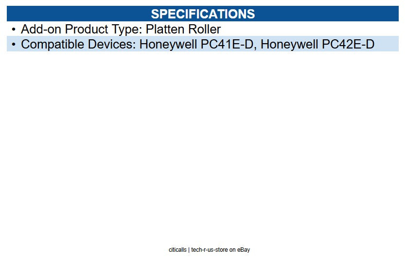 Honeywell 3012-6754-002 Kit, Platen Roller, Direct Thermal