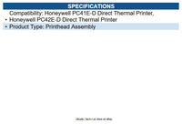 Honeywell 3012-6757-002 TPH 203DPI, PC41E-D/PC42E-D SERIES