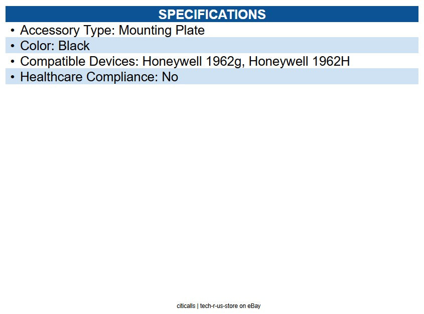 Honeywell 3014-3790-001 Mounting Adapter for Handheld Scanner