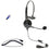 Ovis HS72-BL Wired Adjustable Headset:GrandStream w Quick Disconnect Spiral Cord