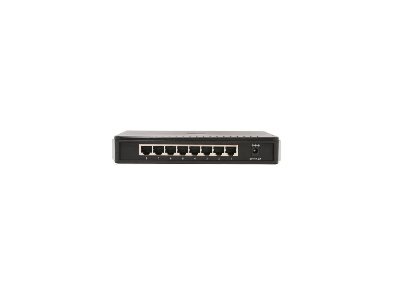 D-LINK DES-1108 Unmanaged 10/100 8-Ports Ethernet Network Switch OPEN BOX