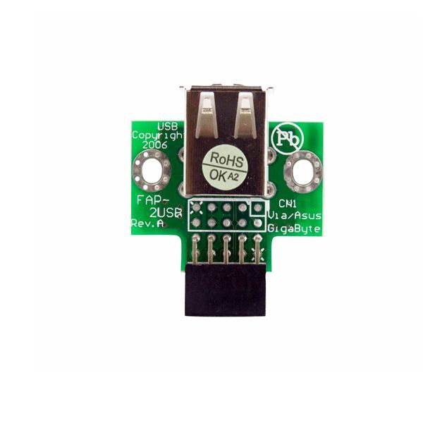 StarTech USBMBADAPT2 2 PORT USB Connected Direct to Motherboard Header Adapter