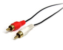 StarTech MU6MMRCA 6 ft Stereo Audio Cable 3.5mm to 2 RCA Red-White Audio