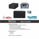 ATOM Asterisk FreePBX VoIP PBX Intel M804 VoIP IP Business PBX with 2 FXO/FXS