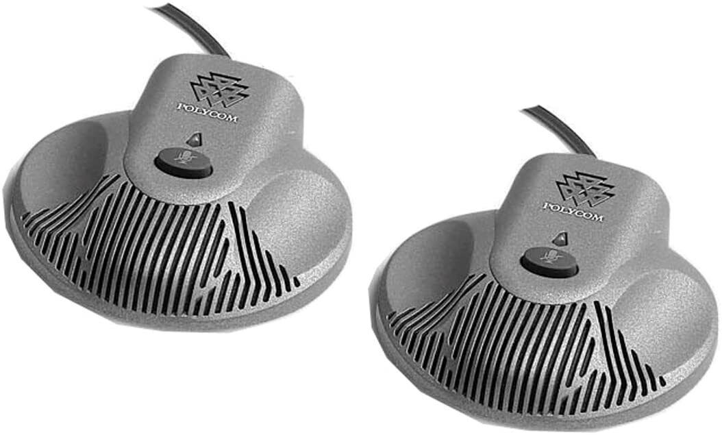 Polycom 2215-07155 2 PK Extension Microphones SoundStation IP6000 VTX