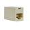 CHN LOT 2 RJ45 to RJ45 Female Female Ethernet Network Inline RJ-45 Coupler Beige