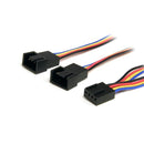 StarTech FAN4SPLIT12 12in (12") 4 Pin Cooling Fan Power Splitter Cable