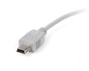 Startech USB2HABM10 10 FT Slim Cable USB 2.0 4Pin A to 5Pin Mini B Gray 3 Meters