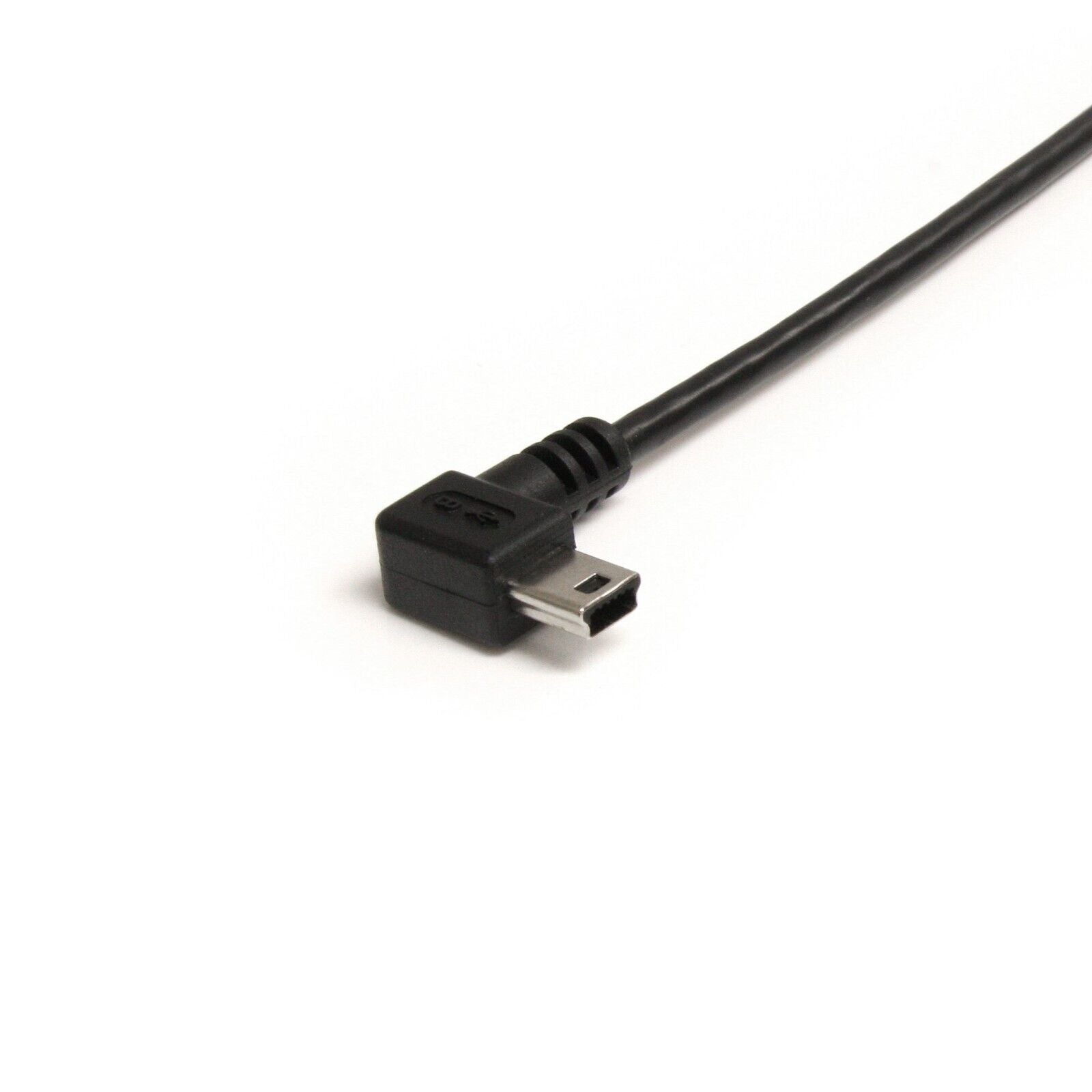 StarTech USB2HABM3RA 36" 3FT Mini USB Cable A to Right Angle Mini B Black