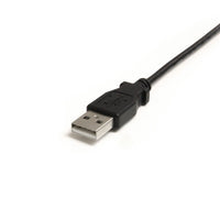 StarTech USB2HABM3RA 36" 3FT Mini USB Cable A to Right Angle Mini B Black