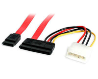 StarTech SATA18POW 18in SATA Serial ATA Data and Power Combo Cable