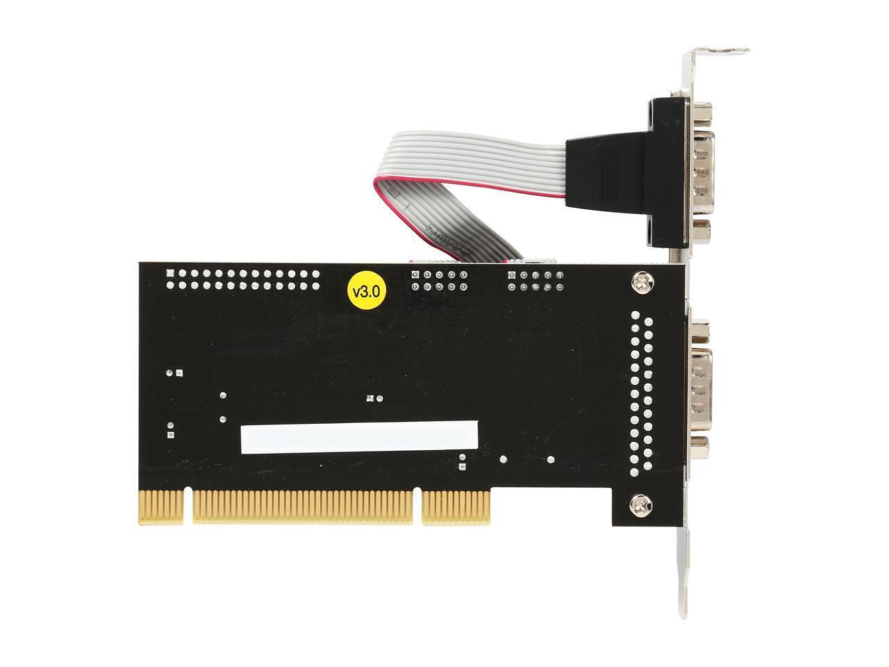 SIIG JJ-P20511-S3 2-port PCI Serial Adapter - 2 x 9-pin DB-9 RS-232 Serial PCI