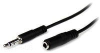 StarTech MU1MMFS 1m Slim 3.5mm Stereo Extension Audio Cable M/F iPhone CellPhone