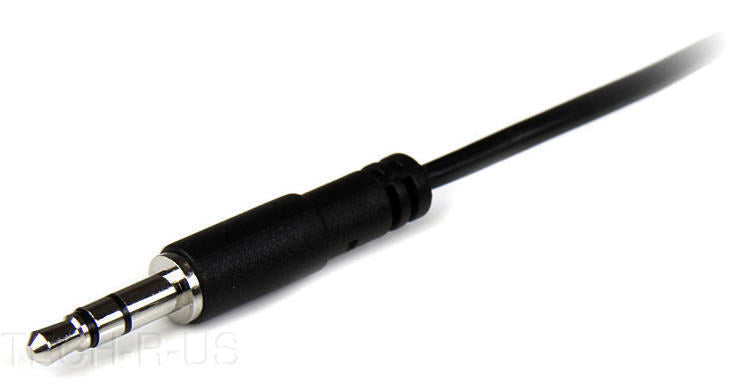 StarTech MU1MMFS 1m Slim 3.5mm Stereo Extension Audio Cable M/F iPhone CellPhone